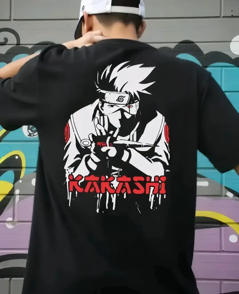 Hatake Kakashi Anime Oversized T-Shirt