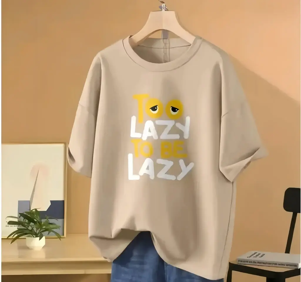 Too Lazy to Be Lazy Oversized Tee