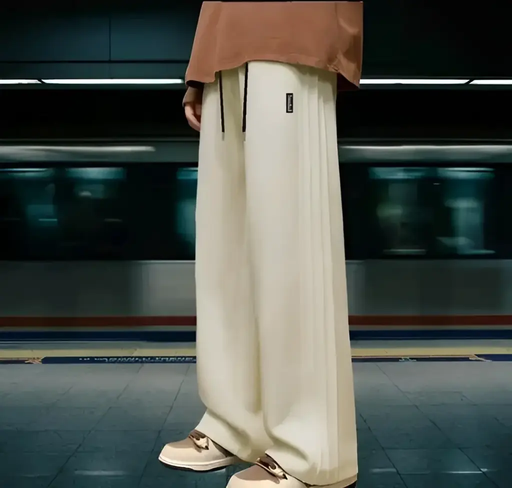 MetroFlow Oversized Wide-Leg Pants