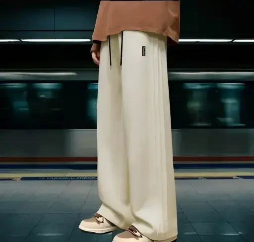 MetroFlow Oversized Wide-Leg Pants