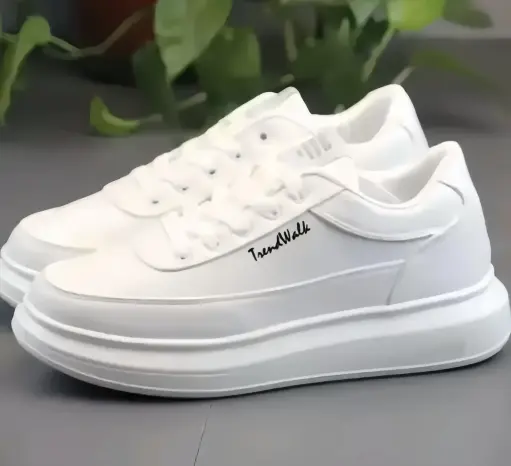 TrendWalk Elevate White Sneakers